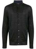 John Varvatos Button-up Bomber Jacket - Black