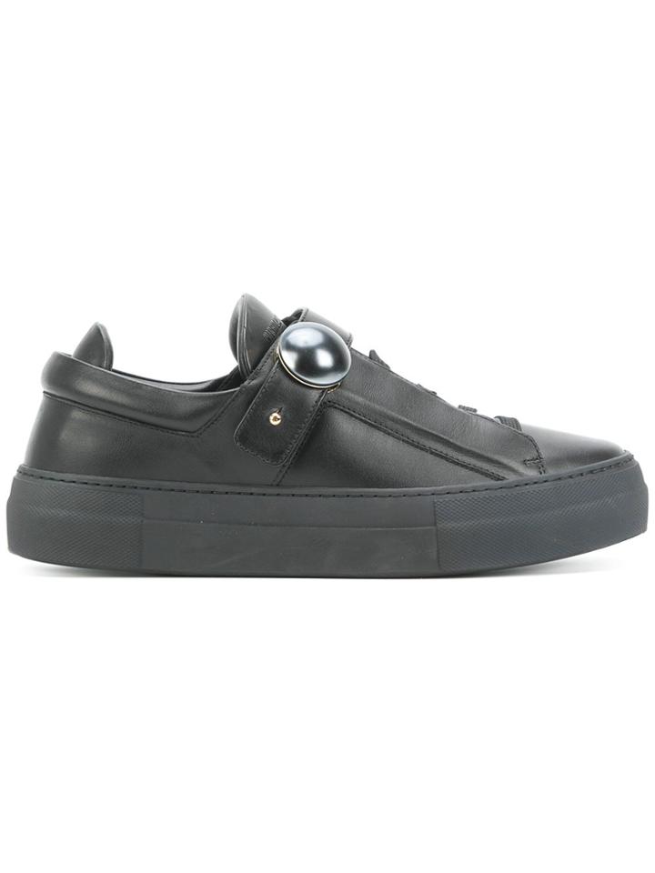Nicholas Kirkwood Pearlogy Low Top Sneakers - Black