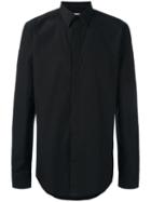Givenchy Embroidered Sleeve Shirt, Men's, Size: 42, Black, Cotton