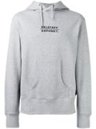Belstaff Logo Back Hoodie, Men's, Size: Medium, Grey, Cotton/polyester