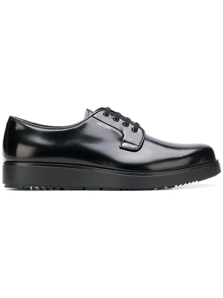 Prada Formal Lace-up Shoes - Black