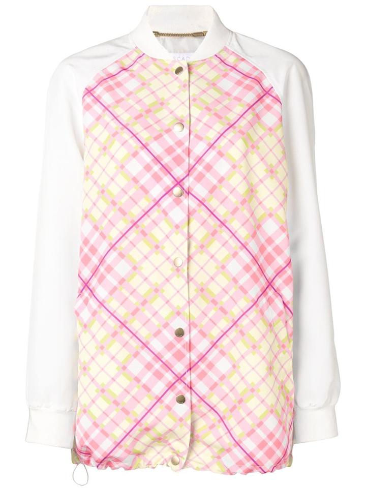 Escada Sport Checked Cardigan - White