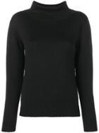Blanca Turtleneck Knitted Sweater - Black