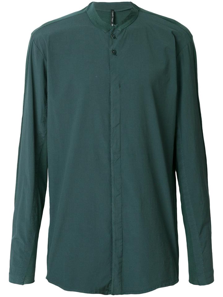 Transit Band Collar Shirt - Green