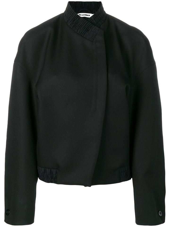 Jil Sander Oversized Wool Jacket - Black