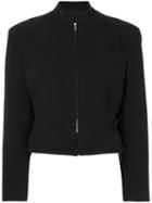Yohji Yamamoto Vintage Black Wool Short Jacket, Women's, Size: Medium