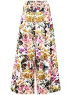Adam Lippes Printed Cropped Trousers - Multicolour