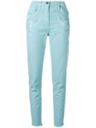 Etro Embroidered Skinny Jeans - Blue