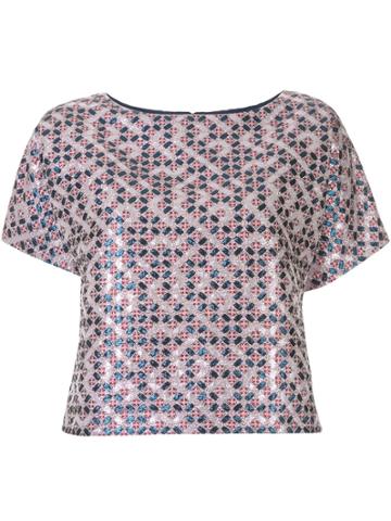 Ingie Paris Geometric Top - Purple