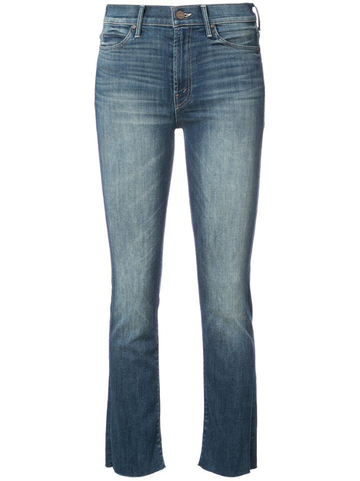 Mother High Rise Skinny Jeans - Blue
