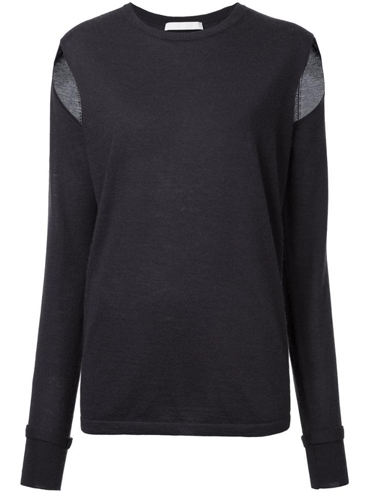 Dion Lee Slit Sleeve Jumper - Blue