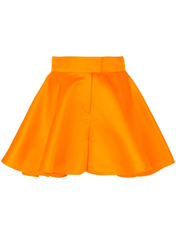 Talbot Runhof Nieve Shorts - Yellow & Orange