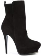 Saint Laurent Platform Sole Ankle Boots - Black