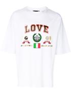 Love Moschino Short Raglan Sleeve T-shirt - White