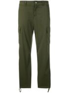 Liu Jo Side-stripe Cargo Trousers - Green