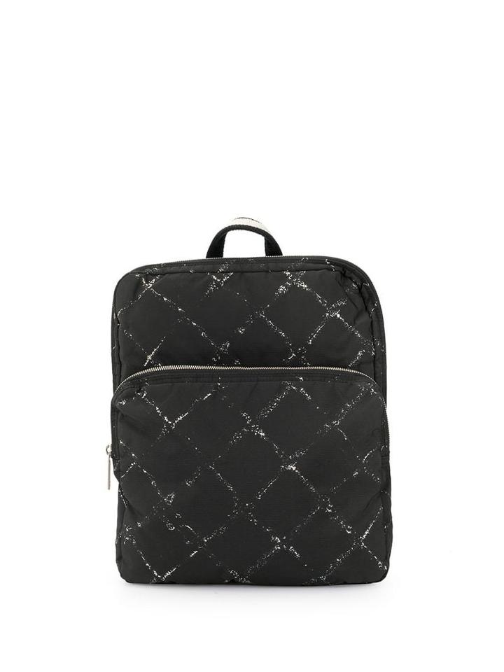 Chanel Pre-owned Old Travel Line Backpack - Black