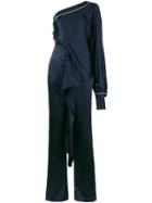 Jonathan Simkhai One-sleeve Asymmetric Jumpsuit - Blue