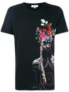 Les Benjamins Face Printed T-shirt - Black