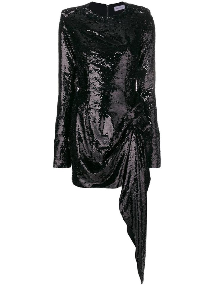 16arlington Sequined Mini Dress - Black