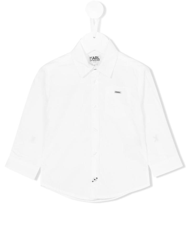 Karl Lagerfeld Kids - Classic Shirt - Kids - Cotton - 36 Mth, White