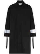 Ambush Reflective Panel Trench Coat - Black