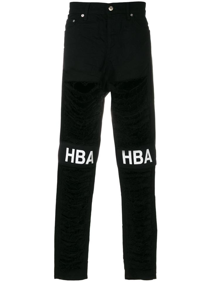 Hood By Air Sherd Logo Jeans - Black