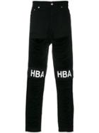Hood By Air Sherd Logo Jeans - Black