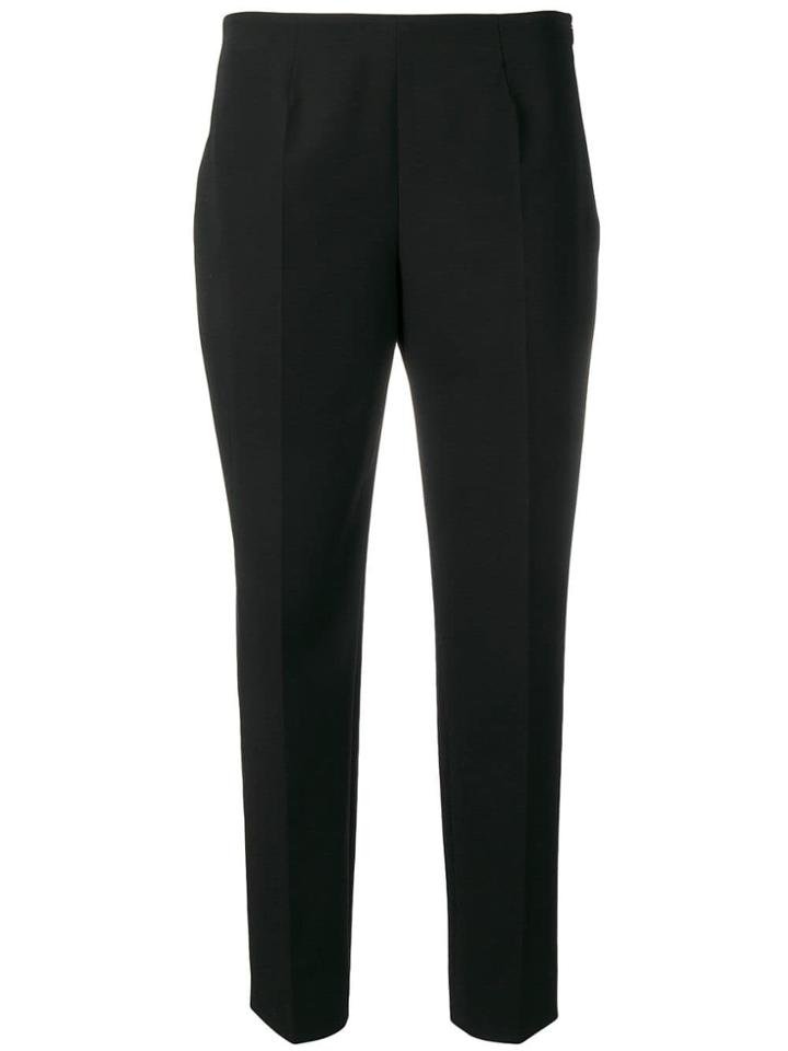 Piazza Sempione Classic Tailored Trousers - Black