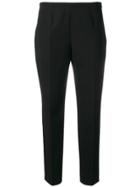Piazza Sempione Classic Tailored Trousers - Black