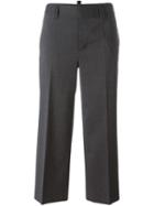 Dsquared2 - Wide Leg Cullottes - Women - Polyester/spandex/elastane/virgin Wool - 42, Black, Polyester/spandex/elastane/virgin Wool