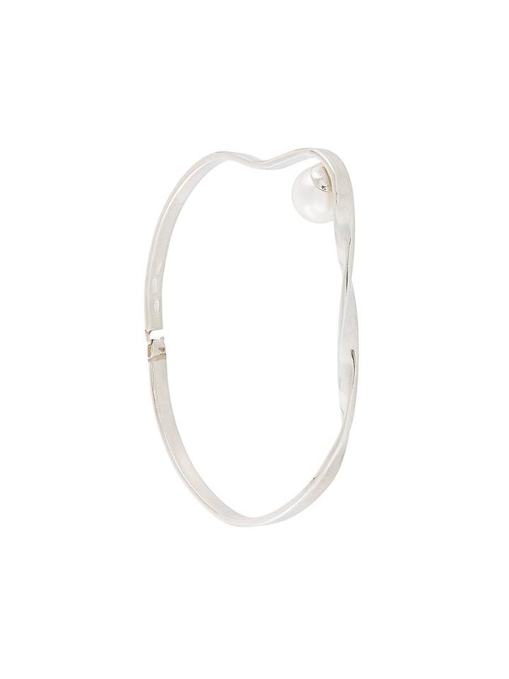Maison Margiela Suspended Pearl Bracelet, Women's, Size: Large, Metallic