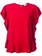 Red Valentino - Ruffle Blouse - Women - Acetate/viscose - 38, Acetate/viscose