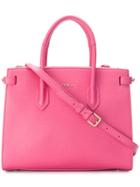 Furla Logo Plaque Tote Bag - Pink & Purple