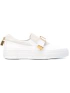 Buscemi Buckle Detail Slip-on Sneakers
