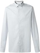 Lanvin Striped Shirt, Men's, Size: 40, White, Cotton