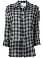 8pm Checked Shirt, Women's, Size: Medium, Black, Cotton/viscose/wool/lurex