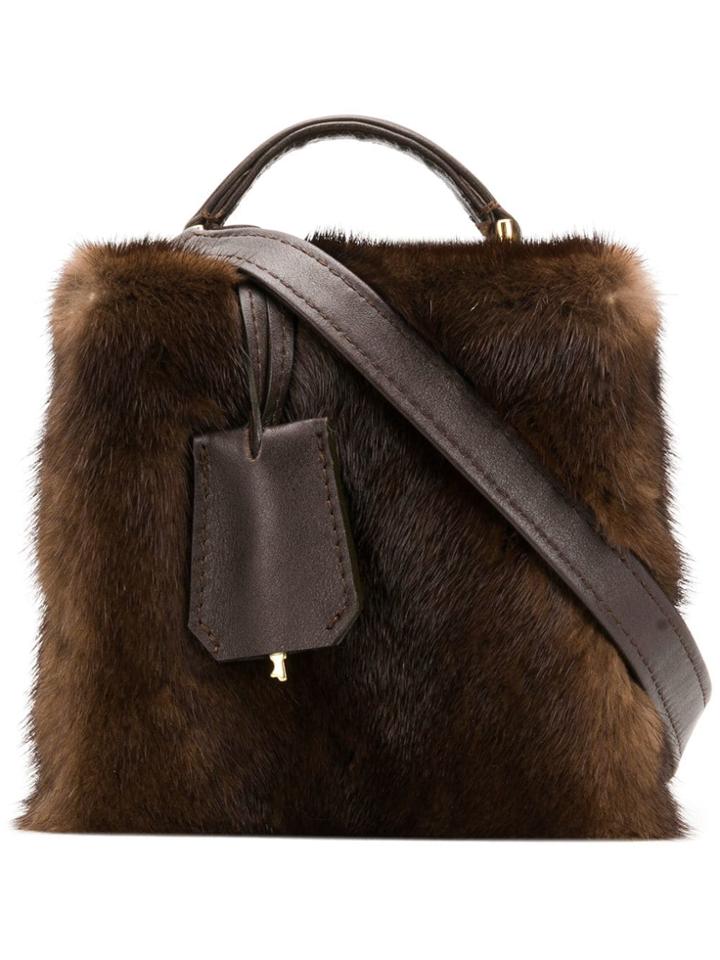 Natasha Zinko Mini Box Bag - Brown