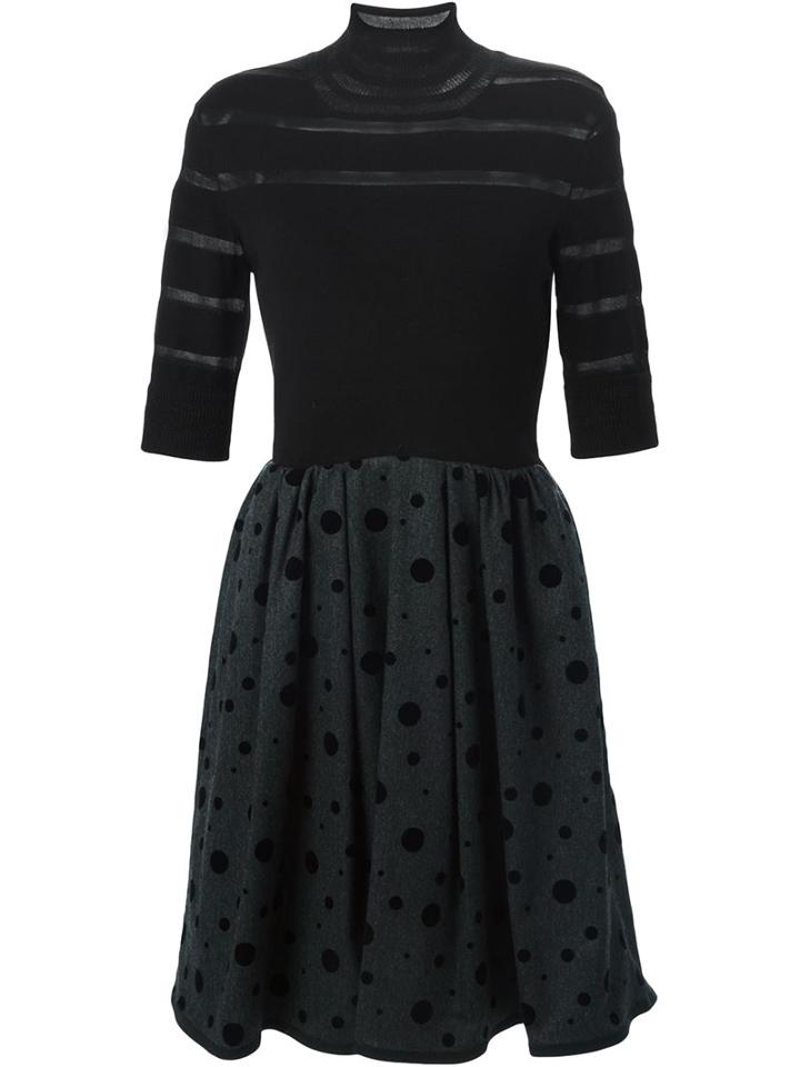I'm Isola Marras Turtle Neck Flared Dress