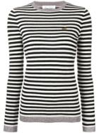 Bella Freud Striped Long-sleeve Sweater - Blue