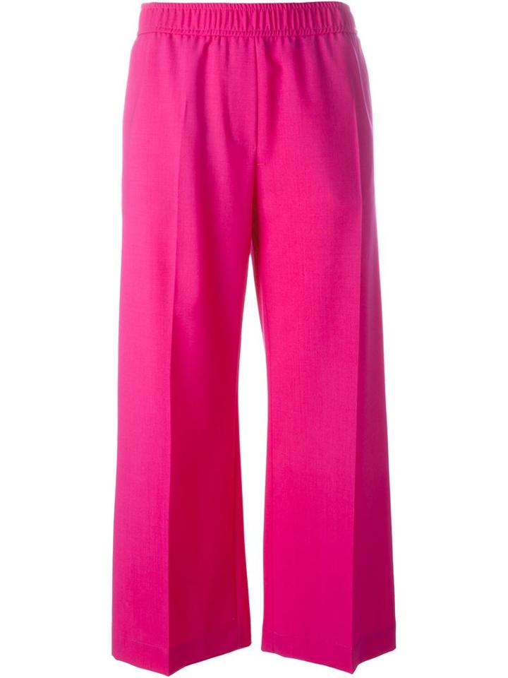 Msgm Cropped Palazzo Pants