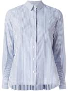 Forte Forte Pleated Panel Blouse, Women's, Size: 3, Blue, Cotton