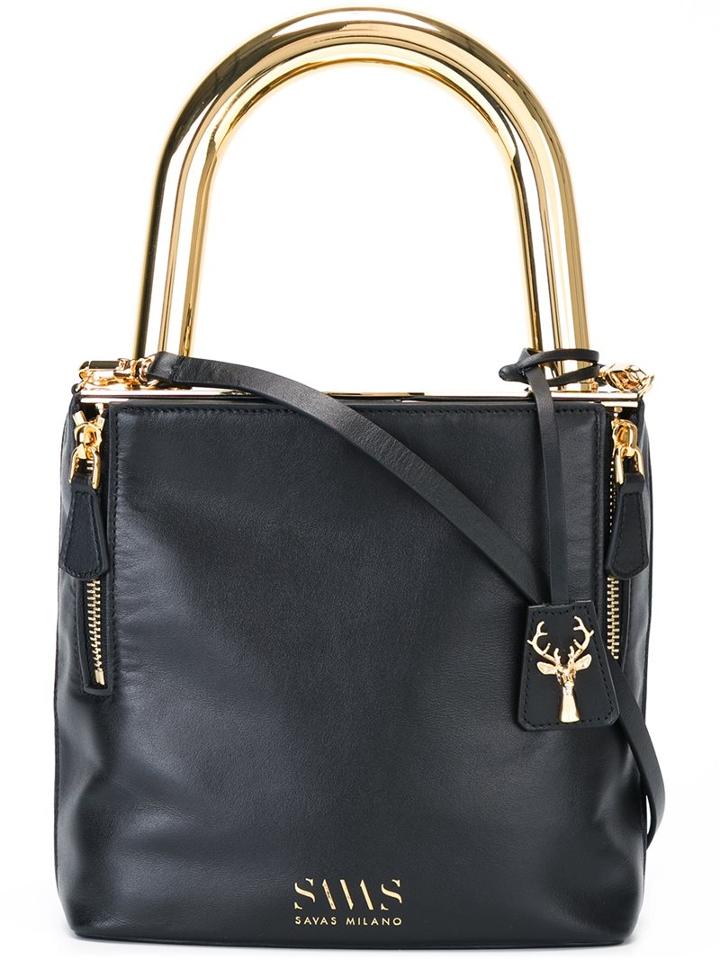 Savas 'lucchetto' Tote Bag, Women's, Black