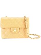 Chanel Vintage Quilted Cc Single Chain Shoulder Bag, Women's, Brown