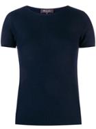 Loro Piana Textured Knitted Top - Blue