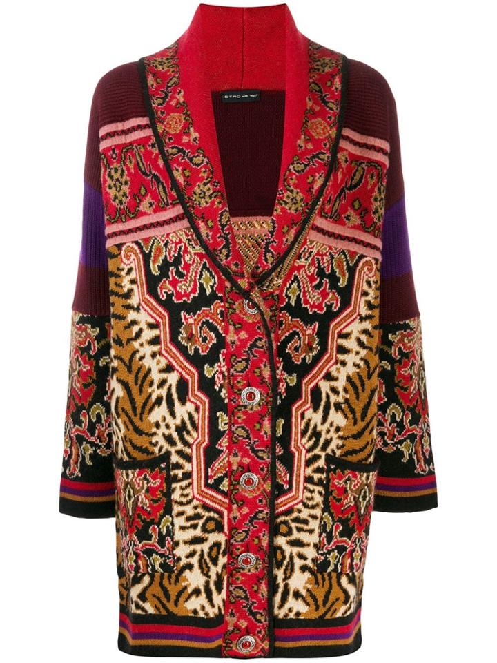Etro Knitted Cardi-coat - Black