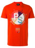 Ps By Paul Smith Logo Printed T-shirt, Men's, Size: Xl, Red, Organic Cotton
