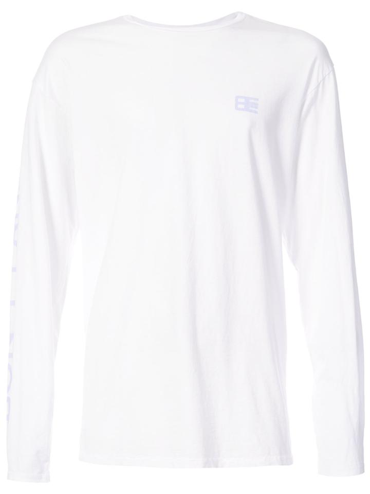 Baja East Logo Longsleeved T-shirt - White