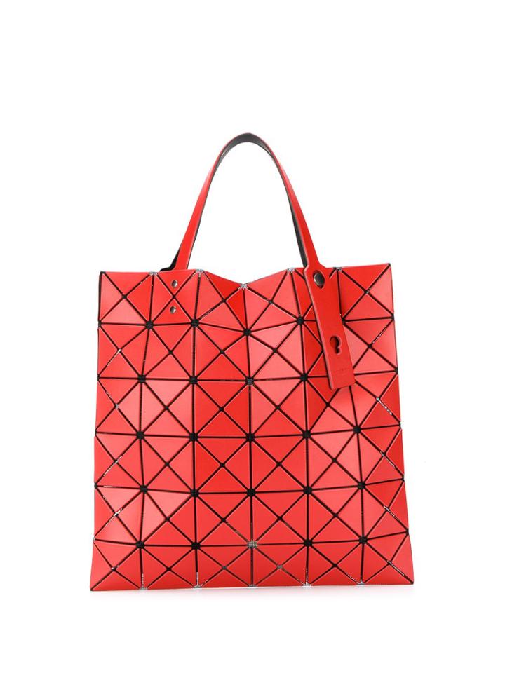 Bao Bao Issey Miyake Bi-texture Prism Tote - Red