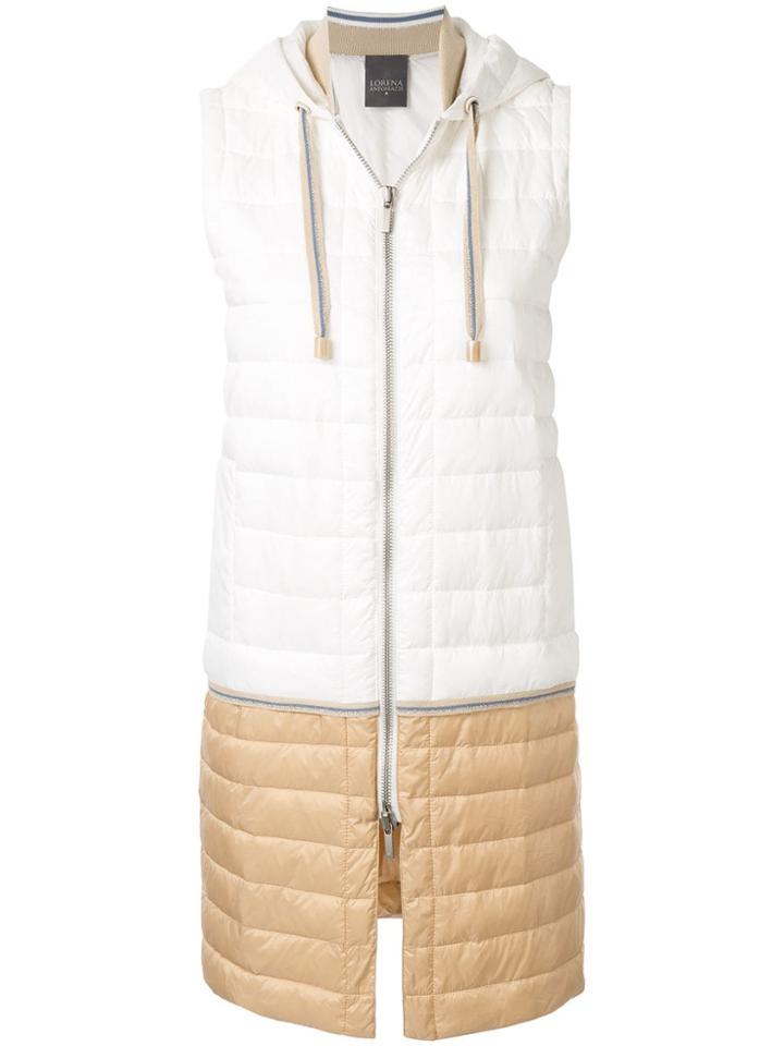 Lorena Antoniazzi Puffer Gilet - White