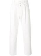Ganryu Comme Des Garcons - Regular Trousers - Men - Cotton - S, White, Cotton